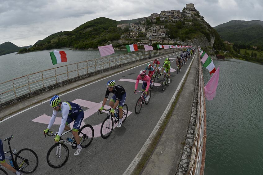 Paesaggio della 7a tappa del Giro d'Italia - Frosinone-Foligno © Photo La Presse/RCS Sport